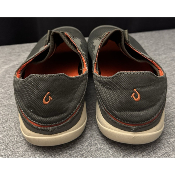 Olukai Moku Pae Boat Shoes Slip On Trench Gray Sneakers Mens Size US 12M - Picture 3 of 8